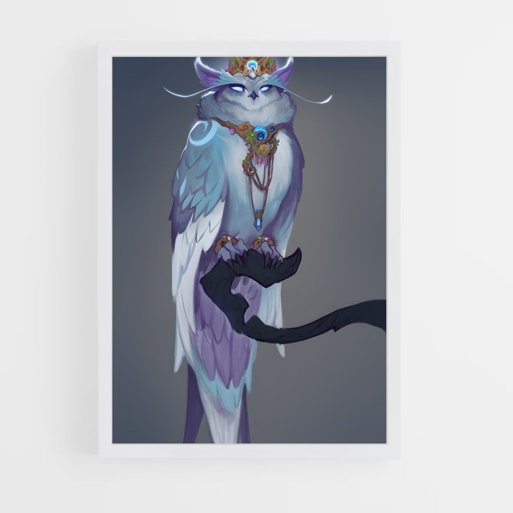 Poster Le Hibou Couronné – affiche World of Warcraft (vue 3)